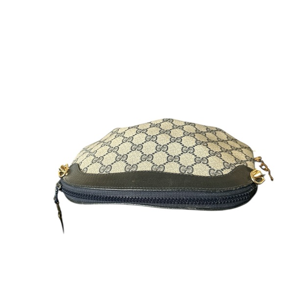Authentic Converted Vintage Navy Gucci GG Supreme Crossbody or Shoulder Bag - Picture 9 of 12